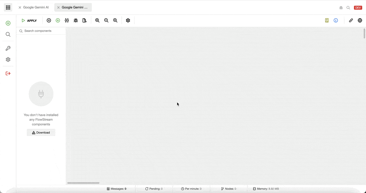 Vytvorenie nového komponentu