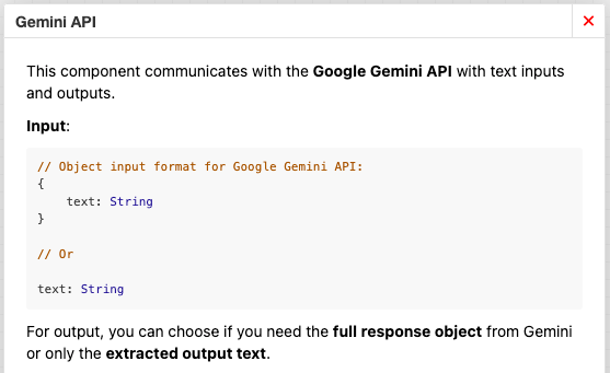 Zobrazenie okna readme s našim textom
