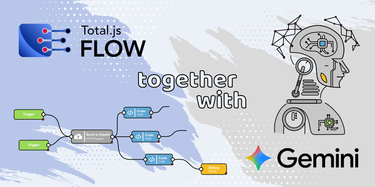 Flow Google Gemini AI komponent
