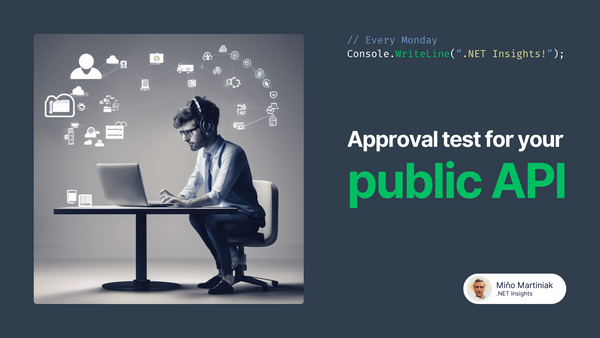 Approval test for your public API